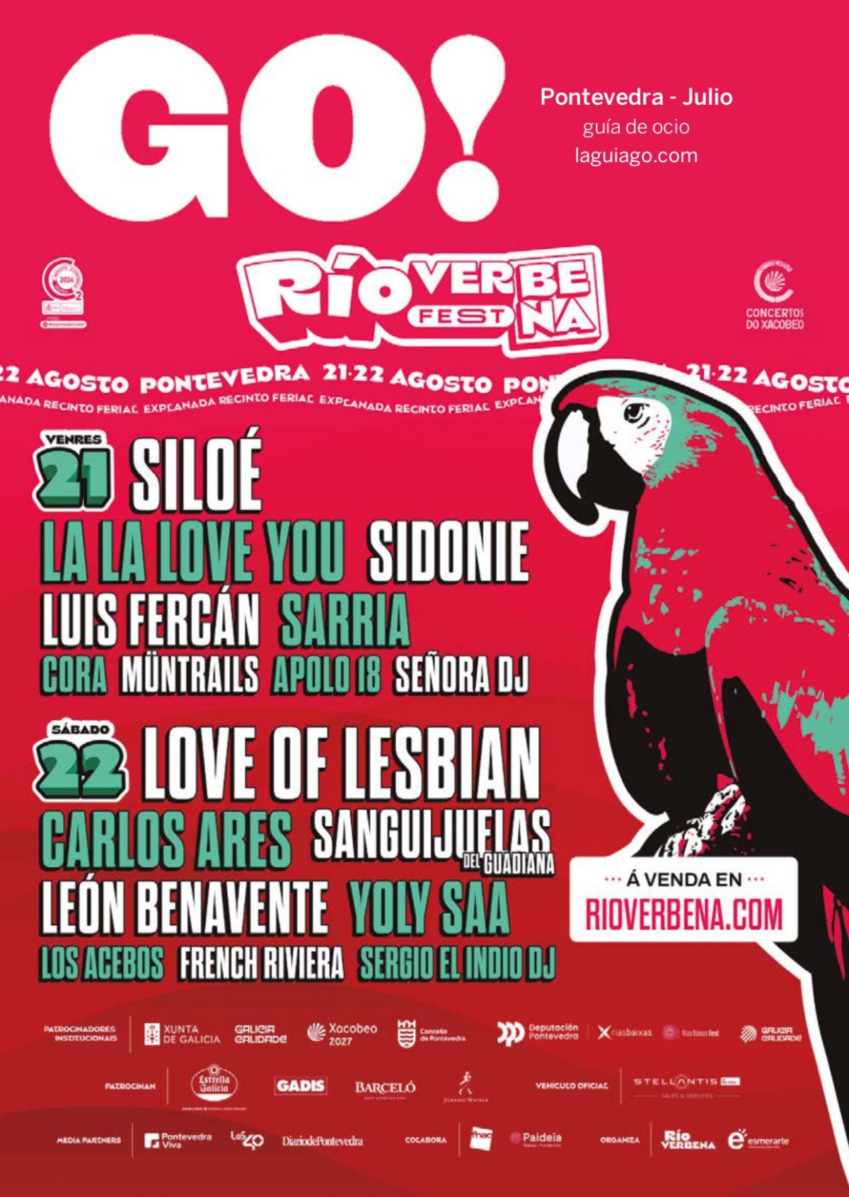 Revista GO! Pontevedra #213 · Julio 26 · Ocio y Cultura en Pontevedra